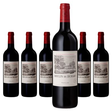 6 x Château Duhart-Milon-Rothschild Moulin de Duhart Pauillac – 2022