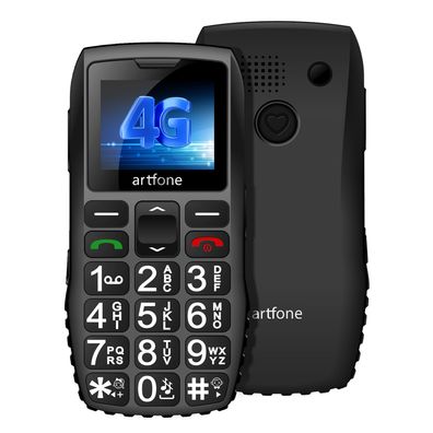 Seniorenhandy C1 mit Notruftaste | einfache & robust mit großen Tasten | 4G