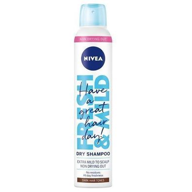 Nivea Frisch Revive Trockenshampoo fuer Bruenette, 200ml
