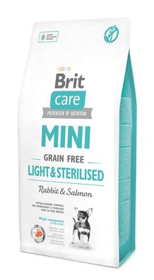 7KG Brit Care Mini Grain-Free Light & Sterilised - getreidefreies, Hundefutter