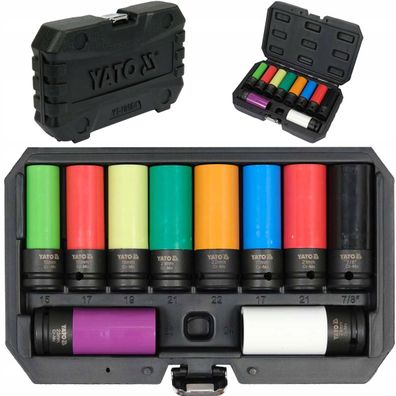Schlagschrauber-Nuss, Schlagnuss SET 1/2“ 15, 17, 19, 21, 22, 23, 24, 7/8”, 17 (Merce