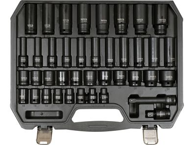 Schlagschrauber-Nuss, Schlagnuss SET 1/2“ 9 - 30mm ( 40 Stück )