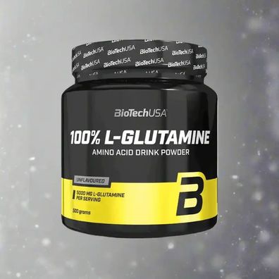BioTech USA 100% L-Glutamin Pulver 500g