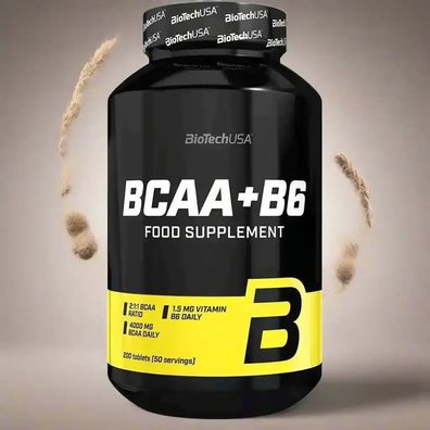 BioTech USA BCAA + B6 Tabletten 200 Stück
