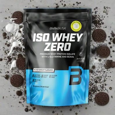 BioTech USA Iso Whey Zero Protein Pulver 454g
