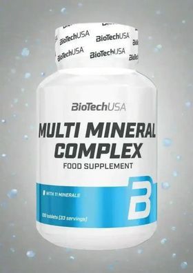 Biotech USA Multi Mineral Complex mit 11 Mineralien