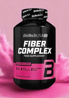 BioTech USA Fiber Complex Ballaststoff 120 Kautabletten