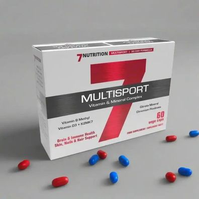 7Nutrition Multisport Multivitamin und Multimineral Complex 60Caps