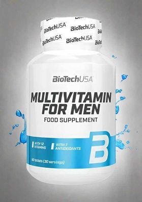 BioTech USA Multivitamin for Men - 60 Caps