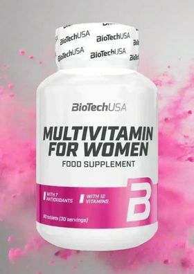 BioTech USA Multivitamin for Women - 60 Caps