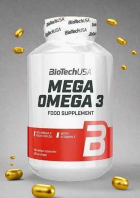 BioTech USA Omega 3 180x500mg