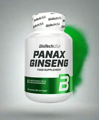 BioTech USA Panax Ginseng 60 Kapseln