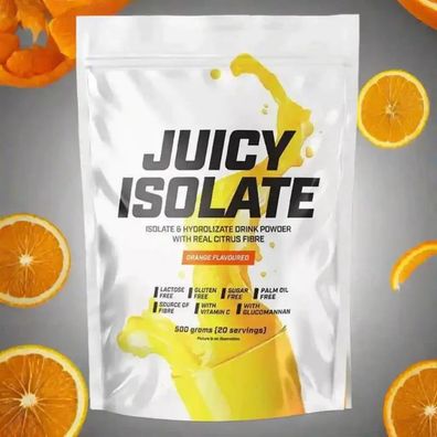 BioTech USA Juicy Protein Isolate - 500 g Orange