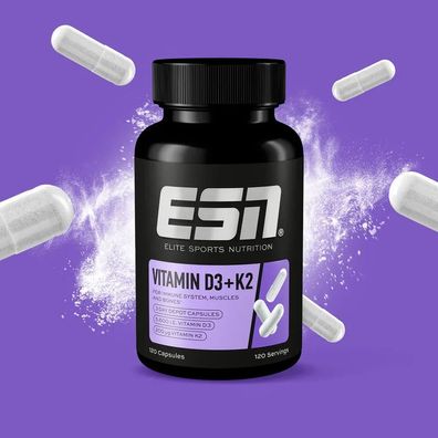 ESN Vitamin D3 + K2 120 Kapseln 5600i.e