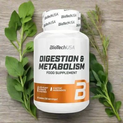 BioTech USA Digestion & Metabolism 60 Tabletten