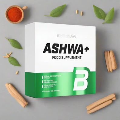 BioTech USA Ashwa+ 30 Kapseln