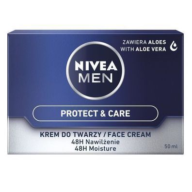 Nivea Men Feuchtigkeitscreme fuers Gesicht, 50ml - Schutz & Pflege