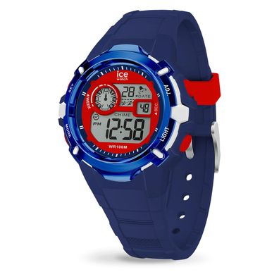 Ice-Watch Kinderuhr ICE Digit Explorer 023264 Spider, Edelstahl, Silikon, Blau, Rot