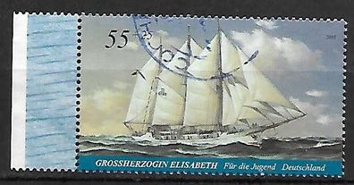 BRD gestempelt Michel-Nummer 2466 linkes Seitenrandstück