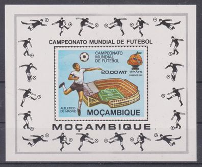 Mocambique 1981 postfrisch MiNr. Block 9 B Fußball-Weltmeisterschaft, Spanien