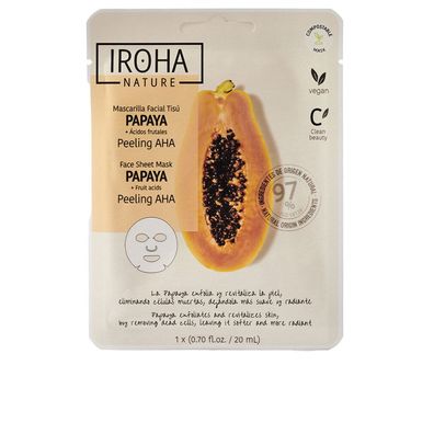 PAPAYA Peeling AHA Gewebe Gesichtsmaske 1 u