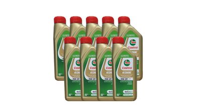 Castrol Edge 0W-20 C5 Dexos 1 Fiat 955535-Cr1 Jaguar 03.5006 9x1 Liter