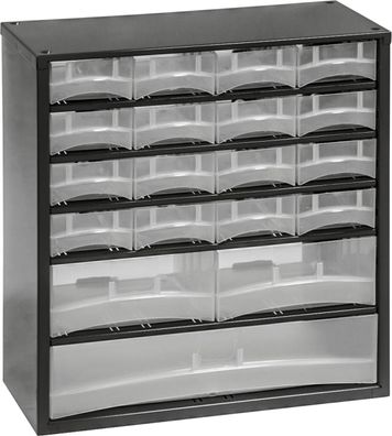 Kleinteilemagazin METALL 16 + 2 + 1 Schubladen Werkstattqualität 31,1x31x13,5 TOPP