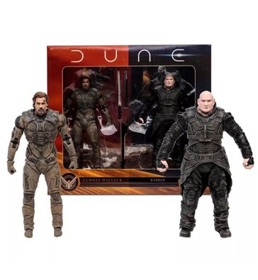 Teilen Dune McFarlane Toys 2er Pack Gurney Halleck & Rabban Actionfiguren 18cm NEU OV