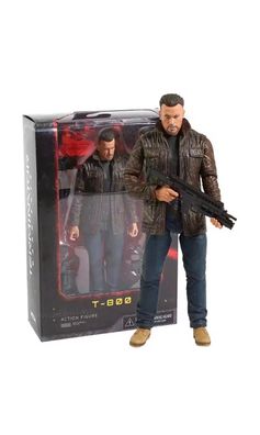 NECA Terminator Dark Fate T-800 Arnold Schwarzenegger 7” Actionfigur OVP & NEU