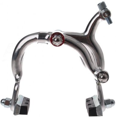 Sattel Hinten Aluminium Silber Eingestellt