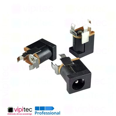 DC Buchse für 5,5x2,1 Hohlstecker THT 6,4x2 30V 0,5A Barrel Jack DC-013-2.0A