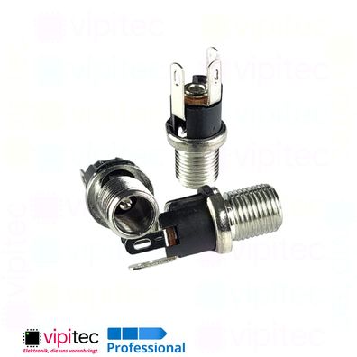 DC Buchse für 5,5x2,1 Hohlstecker THT 5,6x2 30V 0,5A Barrel Jack DC-025BM-2.0A