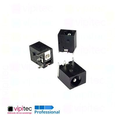 DC Buchse für 5,5x2,1 Hohlstecker THT 6x2 30V 0,5A Barrel Jack DC-044-2.0A