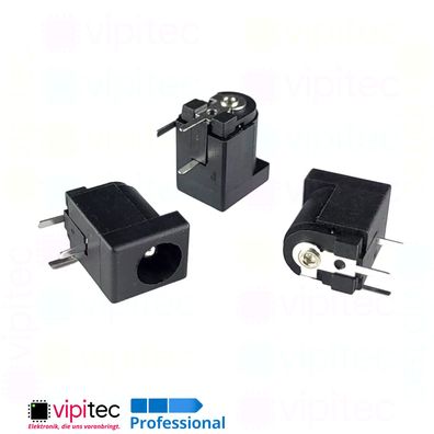 DC Buchse für 5,5x2,5 Hohlstecker THT 6,4x2 24V 3A Barrel Jack DC-005C-2.5A