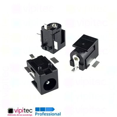 DC Buchse für 5,5x2,1 Hohlstecker SMD 6,4x2 30V 0,5A Barrel Jack DC-088B-2.0A
