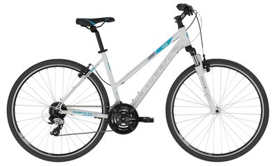 Kellys Clea 30 White 28&quot; Trapez Crossbike in Weiß