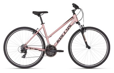 Kellys Clea 10 Rose Gold 28&quot; Trapez Crossbike in Pink/Rosa