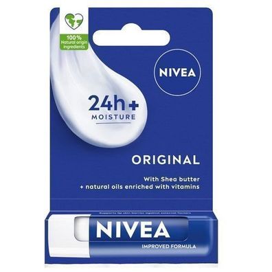 Nivea Lippenpflege Original, 4.8g - Intensive Feuchtigkeit und Schutz