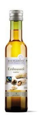 BIO Planète 6x Erdnussöl nativ Fairtrade 250ml