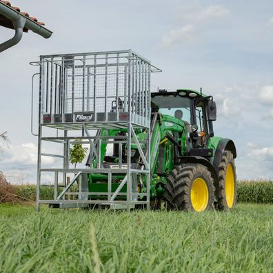 Arbeitsbühne Maxi vollverzinkt 1570 mm x 920 mm x 1100 mm Stapleraufnahme * Aktion*