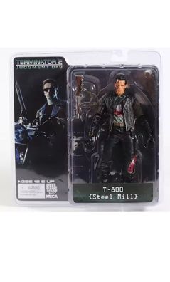 NECA Terminator 2 T-800 Steel Mill Arnold Schwarzenegger 7” Actionfigur OVP NEU