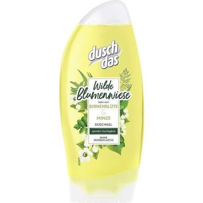 Duschdas Wilde Blumenwiesen-Duschgel mit Birnenblüte und Minze, 250 ml
