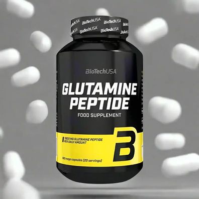 BioTech USA Glutamine Peptide, 180 Kapseln