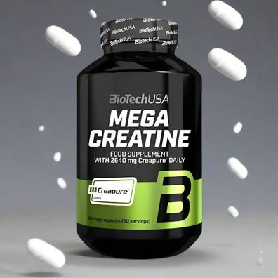 Biotech USA Mega Creatine 120 Megakapseln