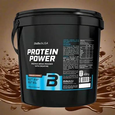 BioTech USA Protein Power, 4000 g Eimer