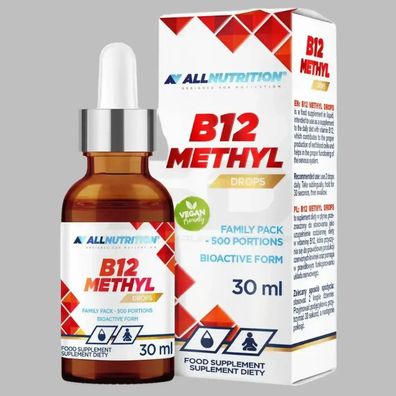 ALL NUTRITION® Vitamin B12 Methyl Tropfen 30ml