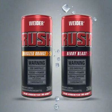 WEIDER RUSH RTD 250 ML DOSE INKL. PFAND