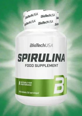 BioTech USA Spirulina, 100 Tabletten