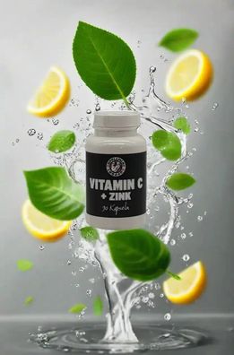 Vitamin C + Zink 90 Vegan Kapseln