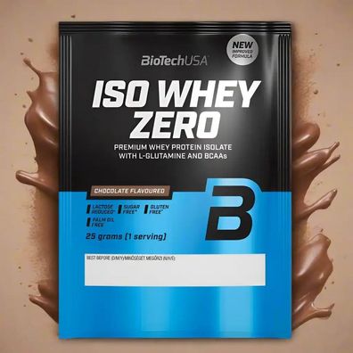 BioTech USA Iso Whey Zero Protein Pulver 25g Probe